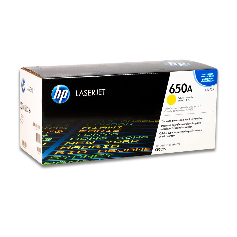 1500-010543-2 Toner Hp 650A Yellow Ce272A 15K Pág. M750n Original - Imagen 2