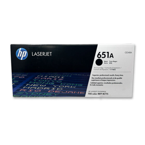 Toner Hp 651A Negro Ce340A 13,5K Pág. M775dn Original Toner Hp 651A Negro Ce340A 13,5K Pág. M775dn Original