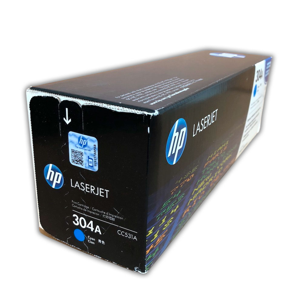 1500-010547-2 Toner Hp 304A Cyan Cc531A 2,8K Pág. CP2025 Original - Imagen 2