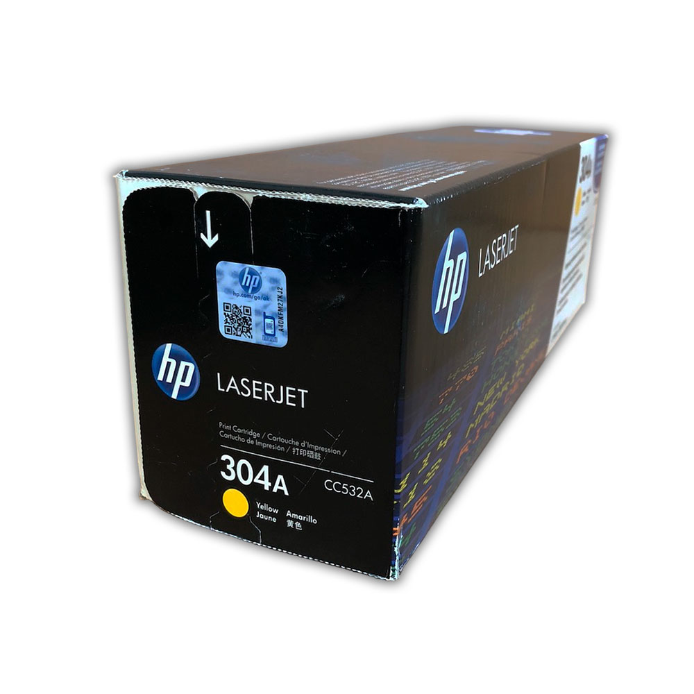 1500-010548-2 Toner Hp 304A Yellow Cc532A 2,8K Pág. CP2025 Original - Imagen 2
