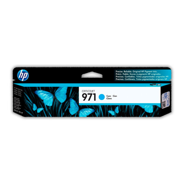 Tinta Hp 971 Cyan Cn622Am 2500 Pág. X451DW Original Tinta Hp 971 Cyan Cn622Am 2500 Pág. X451DW Original