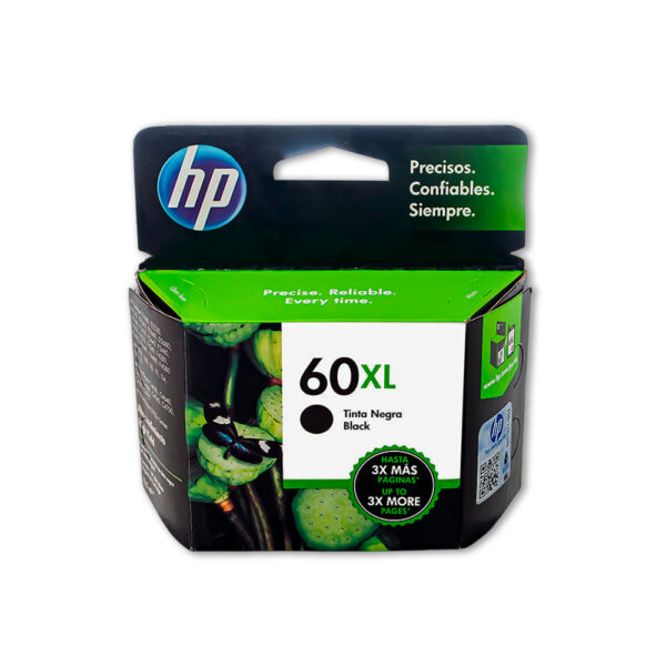 Tinta Hp 60Xl Negro Cc641Wl 6K Pág. J4580 Original
