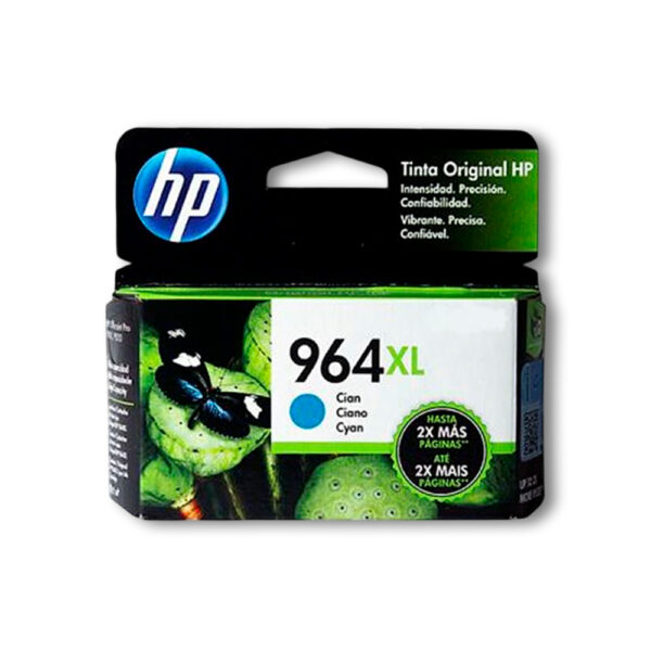 Tinta Hp 3Ja54Al (964Xl) Cyan (Ojp 9010) 1,600 Pgs Tinta Hp 3Ja54Al (964Xl) Cyan (Ojp 9010) 1,600 Pgs