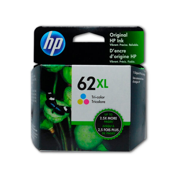 Tinta Hp 62Xl Color C2P07Al 415 Pág. 5540 Original Tinta Hp 62Xl Color C2P07Al 415 Pág. 5540 Original