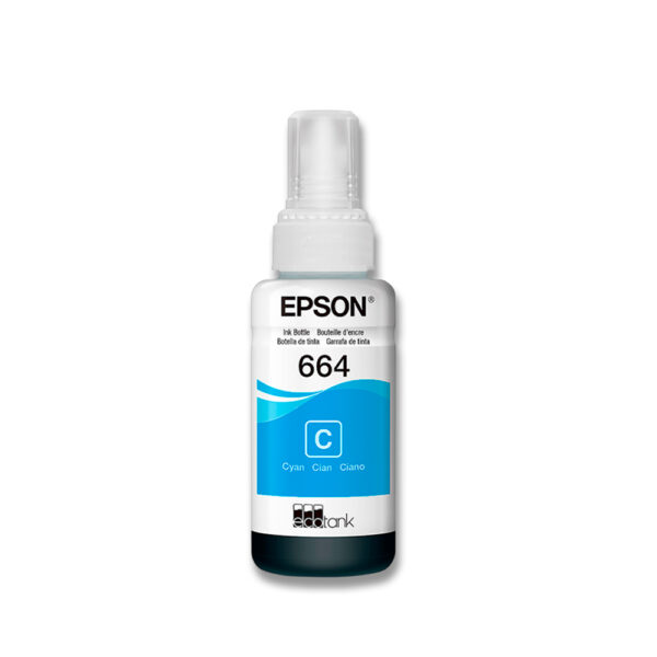 Tinta Epson T664220-Al Cian 70ml L200, L300 Original Tinta Epson T664220-Al Cian 70ml L200, L300 Original