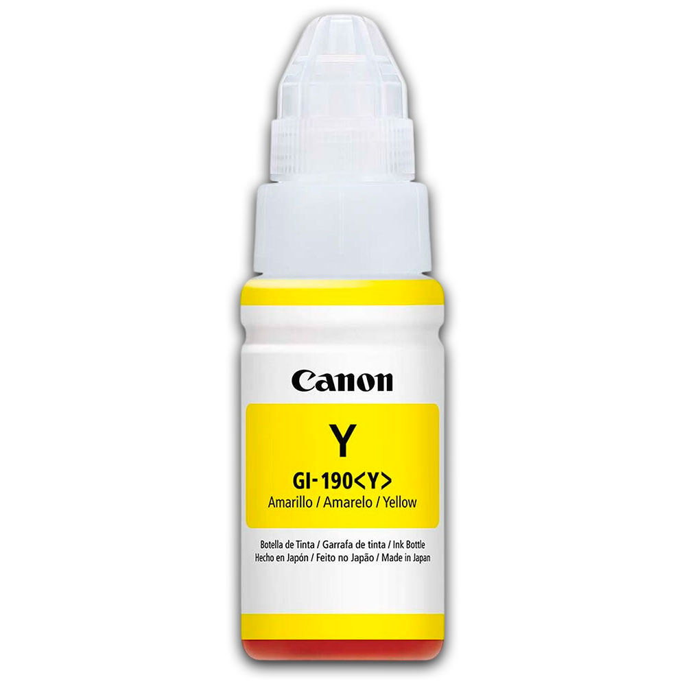 1500-010724-2 Tinta Canon Gi-190Y Yellow 70ML G1100 Original - Imagen 2