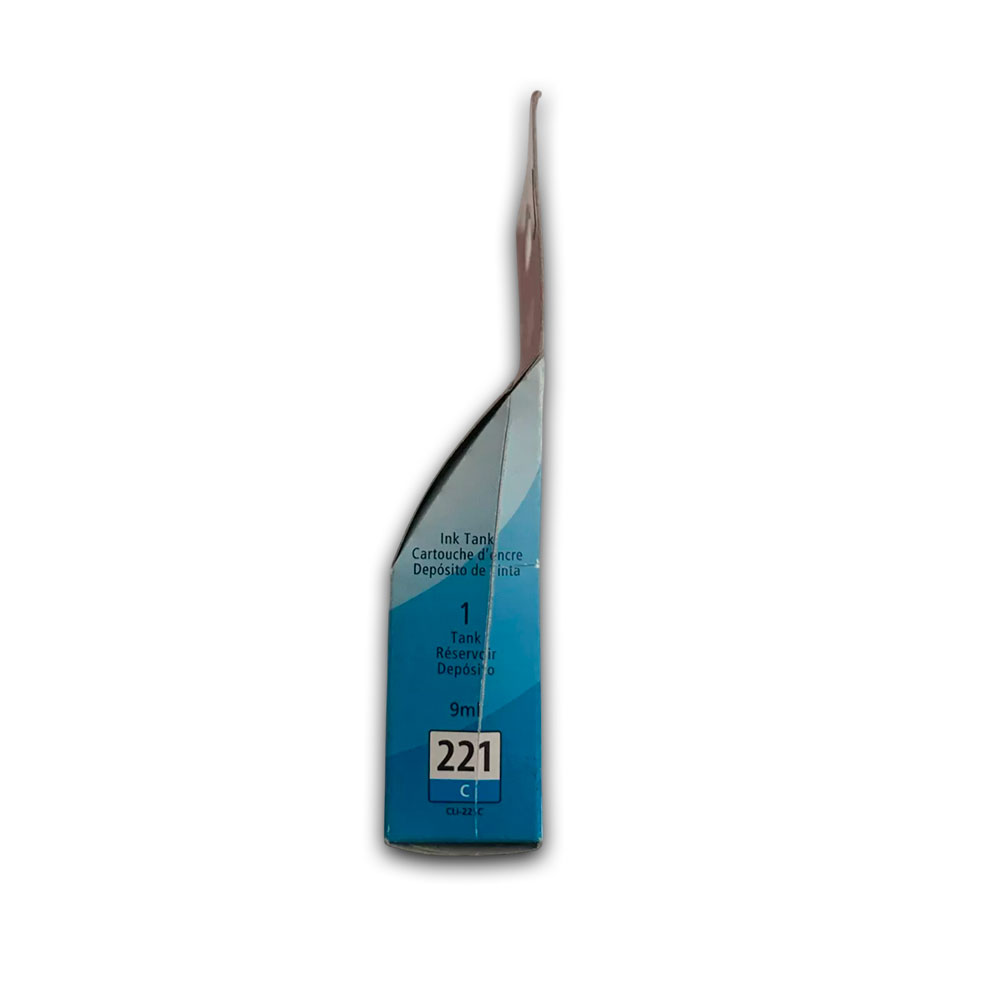 1500-010732-2 Tinta Canon Cli-221 Cyan 9ML iP3600 Original - Imagen 2
