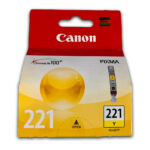 Tinta Canon Cli-221 Yellow 9ML iP3600 Original