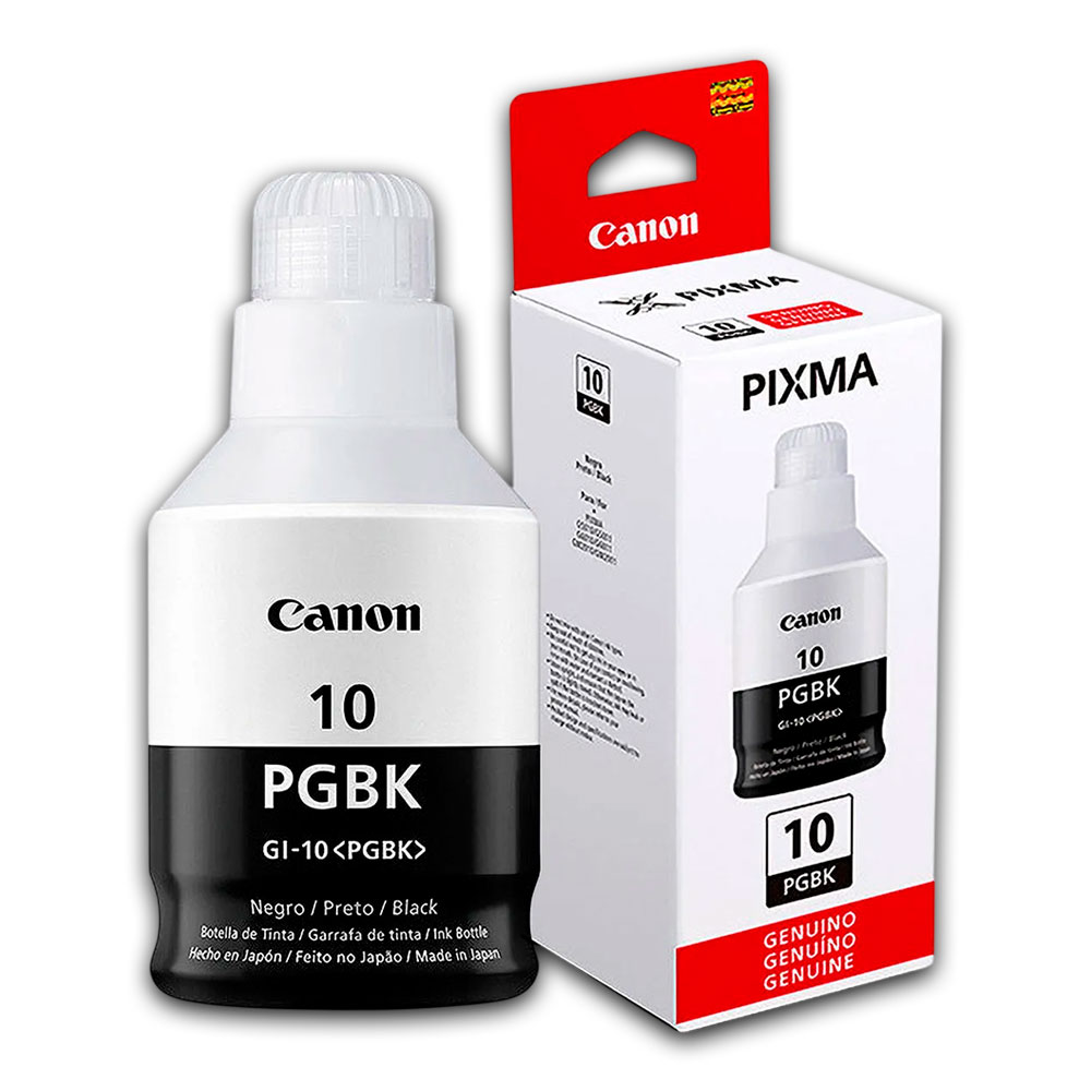 1500-010736-2 Tinta Canon Gi-10 Pgbk Black 8300 Pág. G5010 Original - Imagen 2