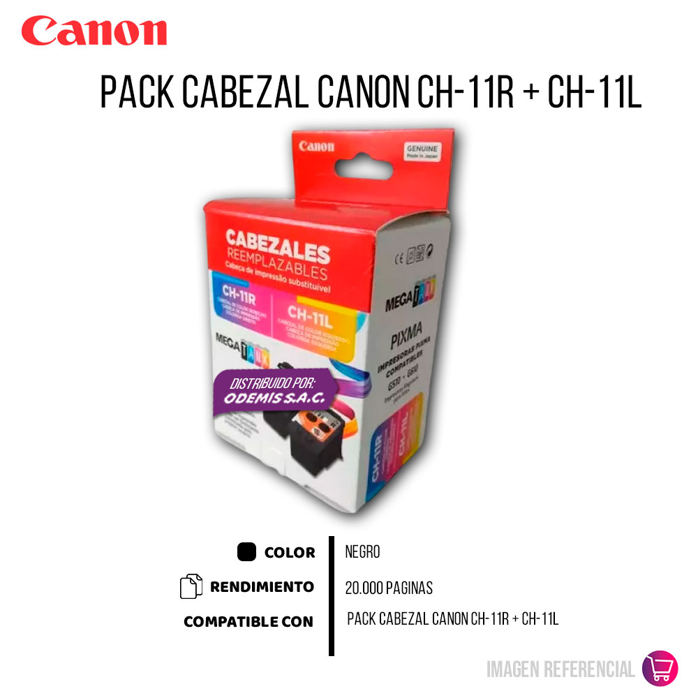 1500-010754-2 Pack Cabezal Canon Ch-11R + Ch-11L Pág. G510 Original - Imagen 2