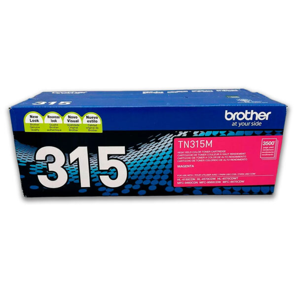Toner Brother Tn315M Magenta 3500 Pág. 4570, 9970 Original Toner Brother Tn315M Magenta 3500 Pág. 4570, 9970 Original