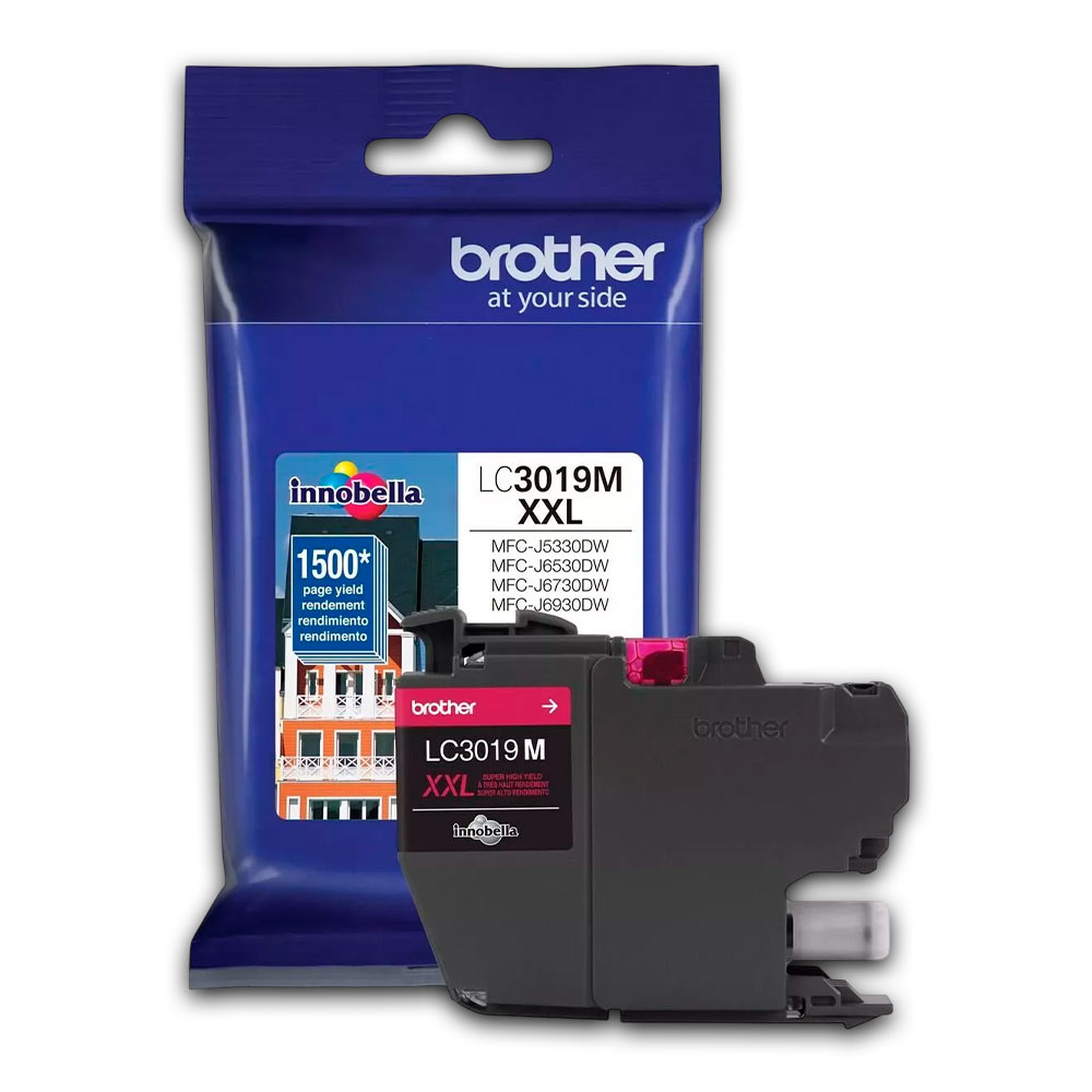 1500-010775-2 Tinta Brother Lc-3019M Magenta 1500 Pág. J5330DW Original - Imagen 2