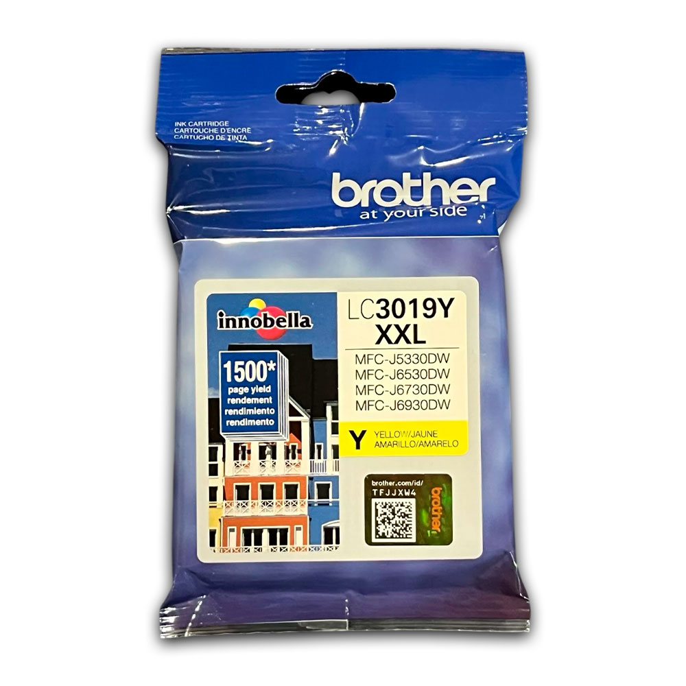 1500-010776-2 Tinta Brother Lc-3019Y Yellow 1500 Pág. J5330DW Original - Imagen 2