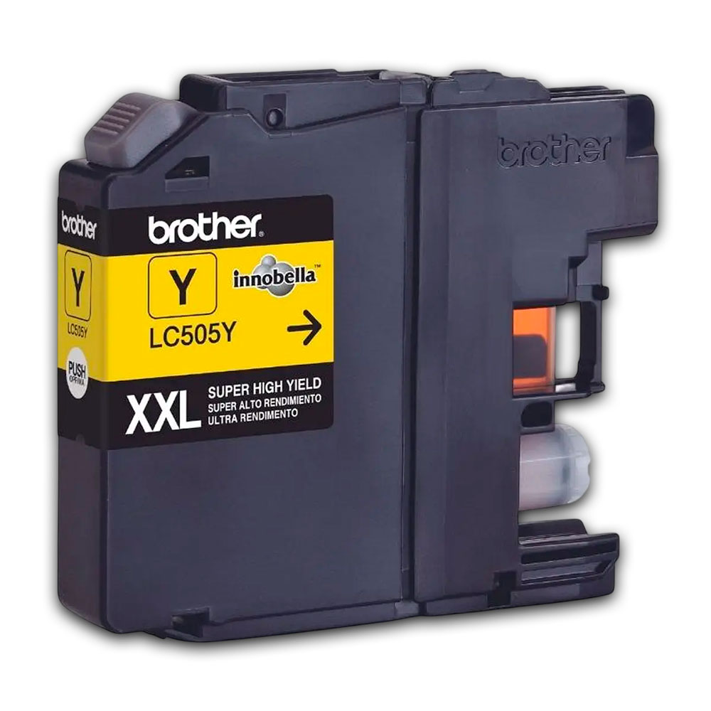 1500-010779-2 Tinta Brother Lc-505Y Yellow 1300 Pág. DCP-J100 Original - Imagen 2