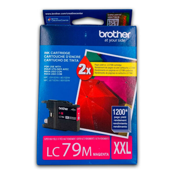 Tinta Brother Lc-79M Magenta 2400 Pág. MFC-J5910DW Original Tinta Brother Lc-79M Magenta 2400 Pág. MFC-J5910DW Original