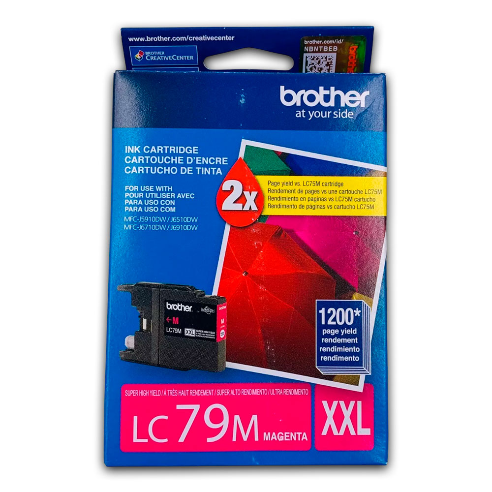 Tinta Brother Lc-79M Magenta 2400 Pág. MFC-J5910DW Original