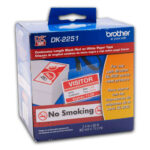 Rollo Cont. Brother Dk-2251 62mm x 15.24 M QL-800 Original - Imagen 2