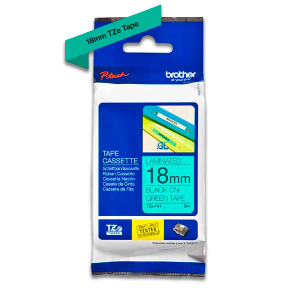 Cinta Brother Tze-741 18mm x 8.00 M PT-D400 Original Cinta Brother Tze-741 18mm x 8.00 M PT-D400 Original