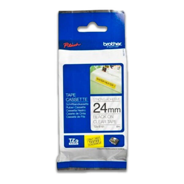 Cinta Brother Tze-S151 24 mm x 8,00 M. PT-D600 Original Cinta Brother Tze-S151 24 mm x 8,00 M. PT-D600 Original