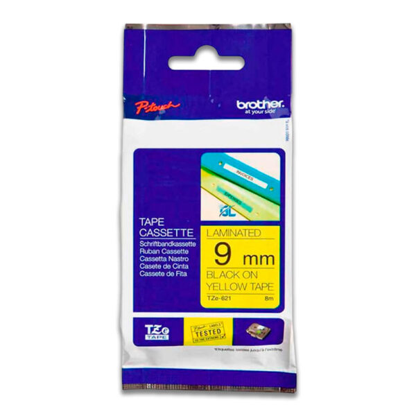 Cinta Brother Tze-S621 9 mm x 8,00 M. PT-H110 Original Cinta Brother Tze-S621 9 mm x 8,00 M. PT-H110 Original