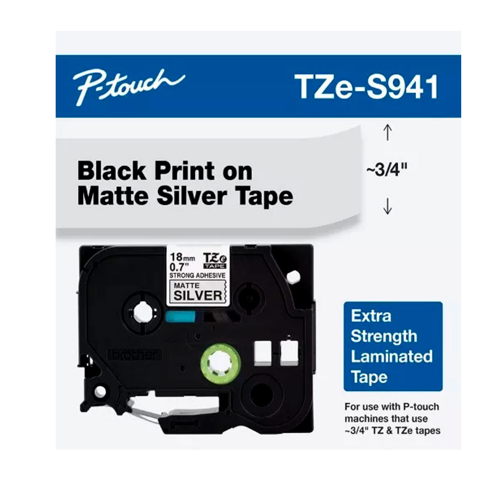 1500-010814-2 Cinta Brother Tzes961 36mm x 8,00 M. PT-P900W Original - Imagen 2