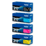 Kit De Toner Tn217 L3270 4 colores 2,300 Colores y 3K Negro Pág. Original - Imagen 2