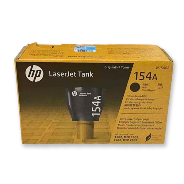 Toner HP 154A Negro W1540A 2,500 Pág. 1502 Original Toner HP 154A Negro W1540A 2,500 Pág. 1502 Original