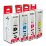 Kit Tintas Canon GI-190 Negro 70ml y colores 135ml G3110 Original - Imagen 2