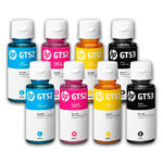 Kit Tintas Hp GT52 y GT53 Colores y negro 90 y 70ml Original - Imagen 2