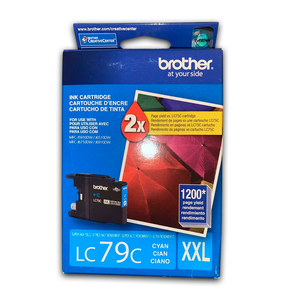Tinta Brother LC79C Cian 1.2K Pág. J5910-J6510 Original
