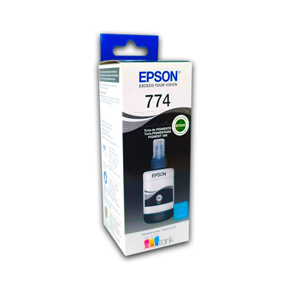160-0015032-2 Tinta Epson T774120 Negro 140 ml M100, M105, L656 Original - Imagen 2
