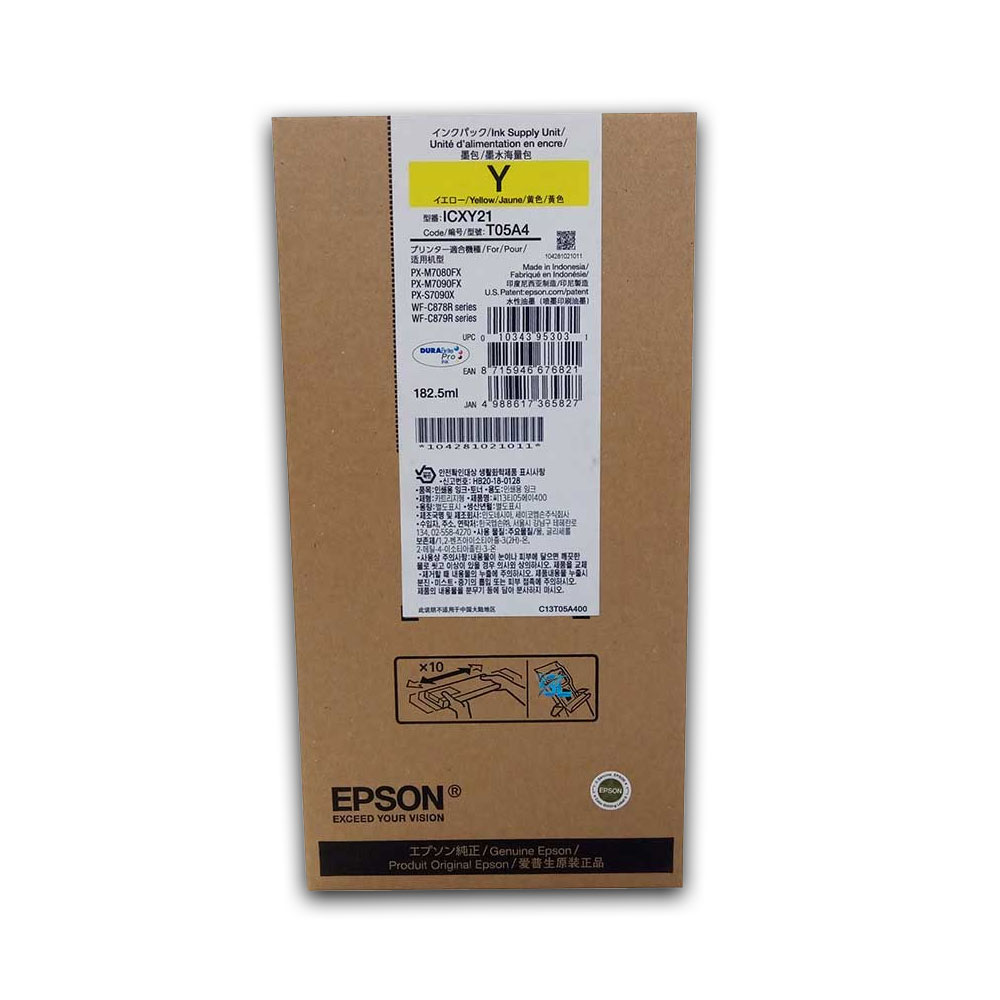 160-0015046-2 Tinta Epson T05A400 Yellow 182.5ml C879R, C878R Original - Imagen 2