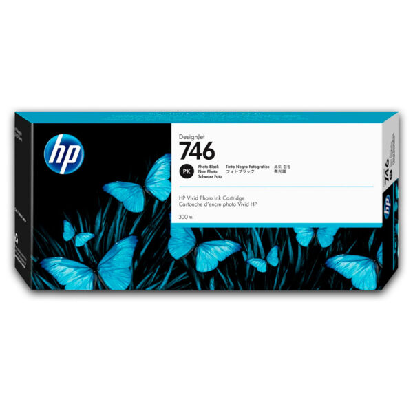 Tinta HP 746 Photo Black P2V82A 300ml Z6, Z9DR Original Tinta HP 746 Photo Black P2V82A 300ml Z6, Z9DR Original