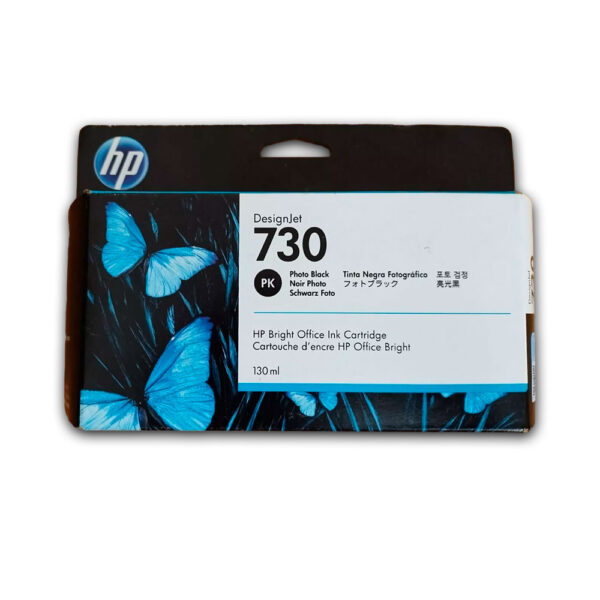 Tinta HP 730 Black P2V67A 130ml T1600, T1600Dr Original Tinta HP 730 Black P2V67A 130ml T1600, T1600Dr Original