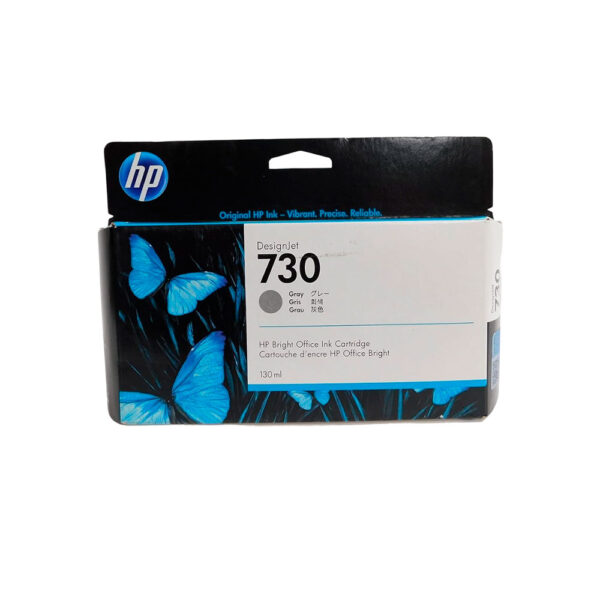 Tinta HP 730 Gray P2V66A 130ml T1600, T1600dr Original Tinta HP 730 Gray P2V66A 130ml T1600, T1600dr Original