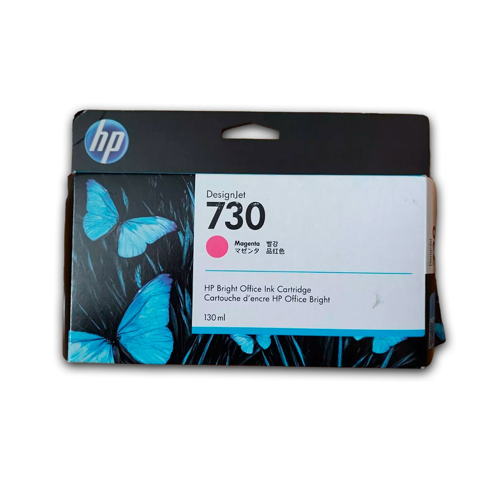 Tinta HP 730 Magenta P2V63A 130ml T1600, T1700 Original