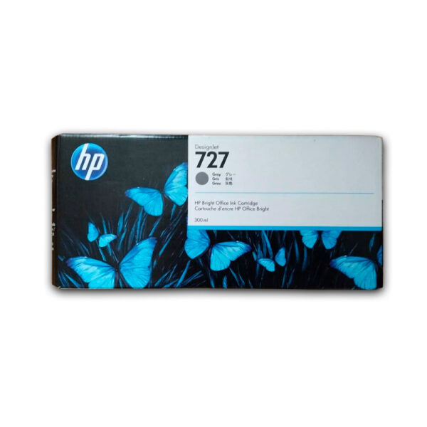 Tinta HP 727 Gray F9J80A 300ml T1500, T930 Original Tinta HP 727 Gray F9J80A 300ml T1500, T930 Original