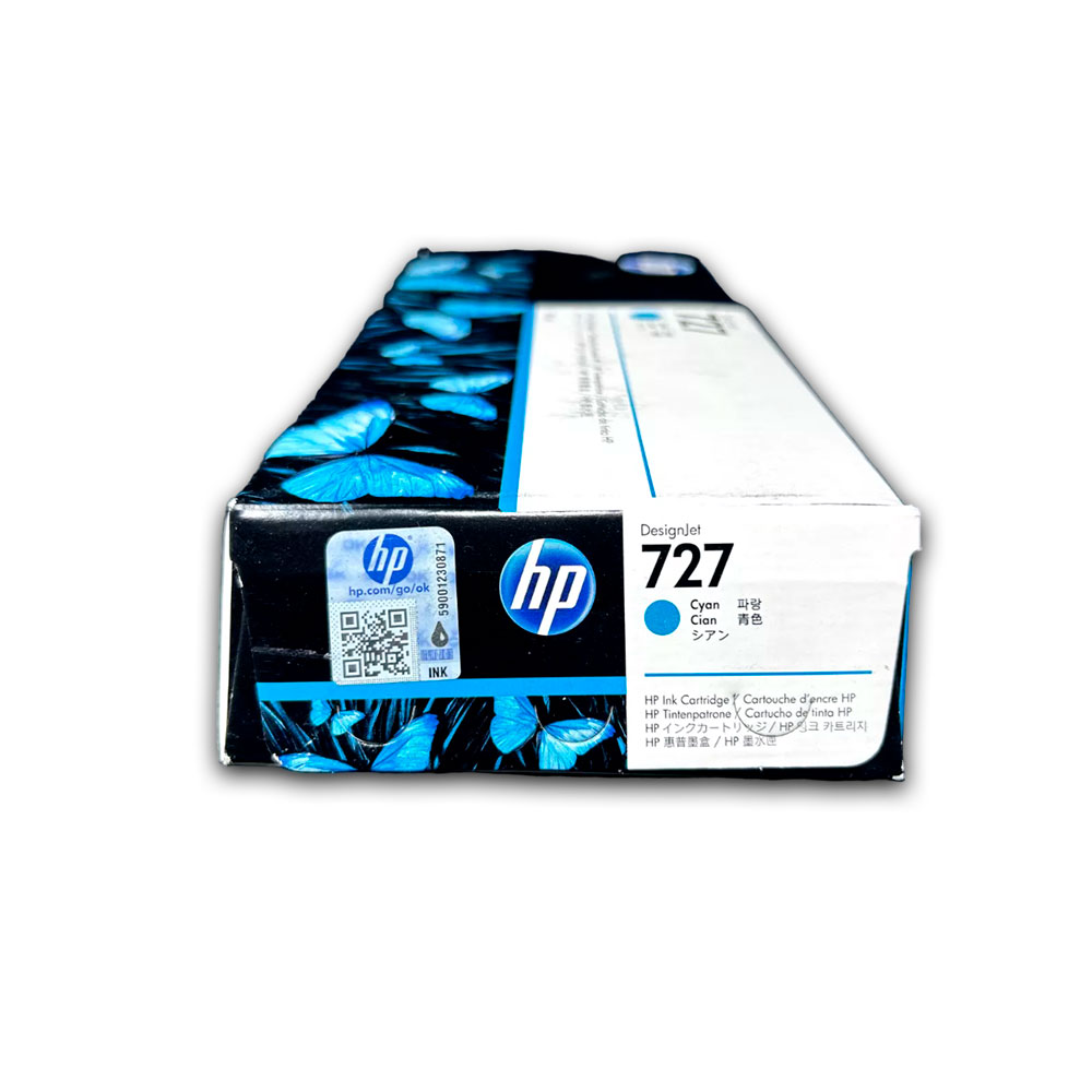 160-0015080-2 Tinta HP 727 Cyan F9J76A 300ml T1500, T930 Original - Imagen 2
