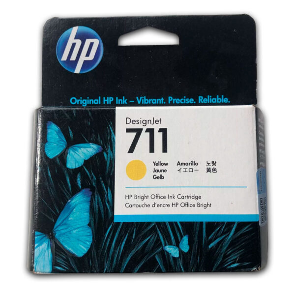Tinta HP 711 Yellow CZ132A 29ml T120, T520 Original Tinta HP 711 Yellow CZ132A 29ml T120, T520 Original