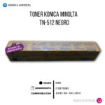 Toner Konica Minolta TN-512K Negro - Imagen 2
