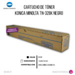 Toner Konica Minolta TN-328K Negro - Imagen 2