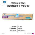 Toner Konica Minolta TN-228K Black 24K Pág. C226i Original - Imagen 2