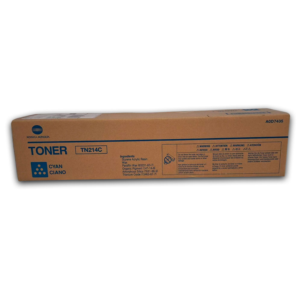 1603-001338-2 Toner Konica Minolta TN-214C Cyan 18,500 Pág. C200 Original - Imagen 2
