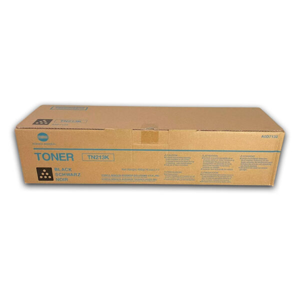 Toner Konica Minolta TN-213K Black 24,500 Pág. C203 Original Toner Konica Minolta TN-213K Black 24,500 Pág. C203 Original