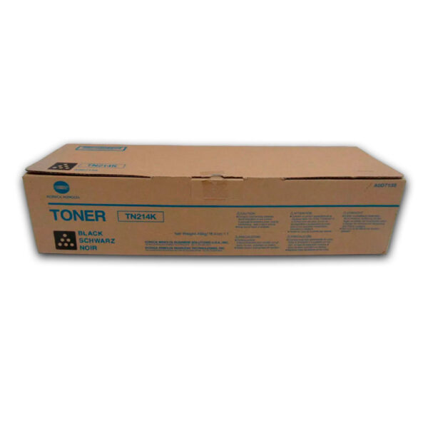 Toner Konica Minolta TN-214K Black 24K Pág. C200 Original Toner Konica Minolta TN-214K Black 24K Pág. C200 Original