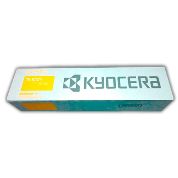 Toner Kyocera TK-8737Y Yellow 40K Pág. 8052ci Original Toner Kyocera TK-8737Y Yellow 40K Pág. 8052ci Original