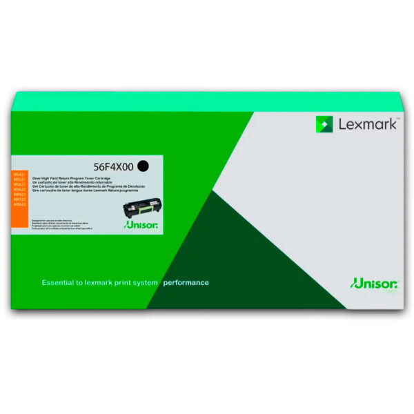 Toner Lexmark 56F4X00 Negro 20K Pág. MS321 Original Toner Lexmark 56F4X00 Negro 20K Pág. MS321 Original