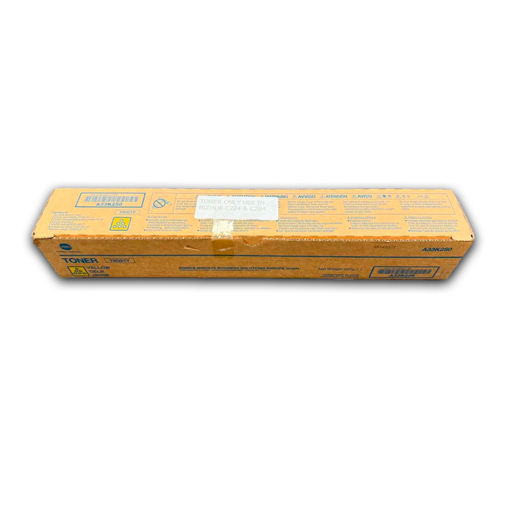 1603-001369-2 Toner Konica Minolta TN-321Y Yellow 25K Pág. BH C224 Original - Imagen 2