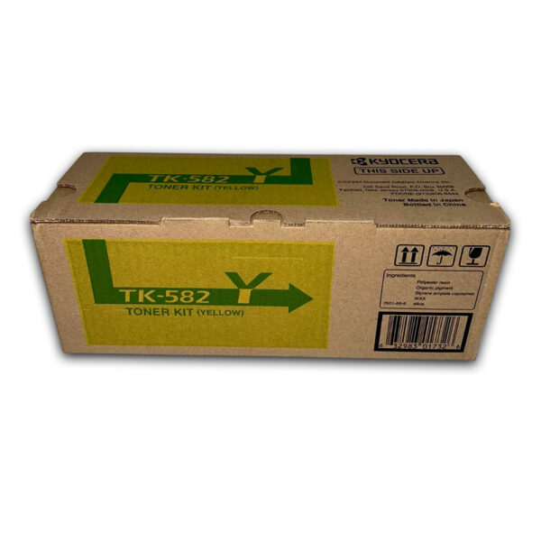 Toner Kyocera TK-582Y Yellow 2.8K Pág. FS-C5150DN Original Toner Kyocera TK-582Y Yellow 2.8K Pág. FS-C5150DN Original