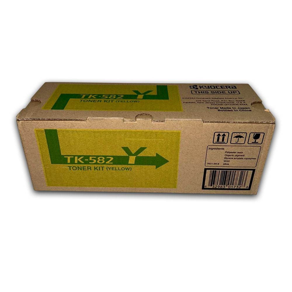 Toner Kyocera TK-582Y Yellow 2.8K Pág. FS-C5150DN Original